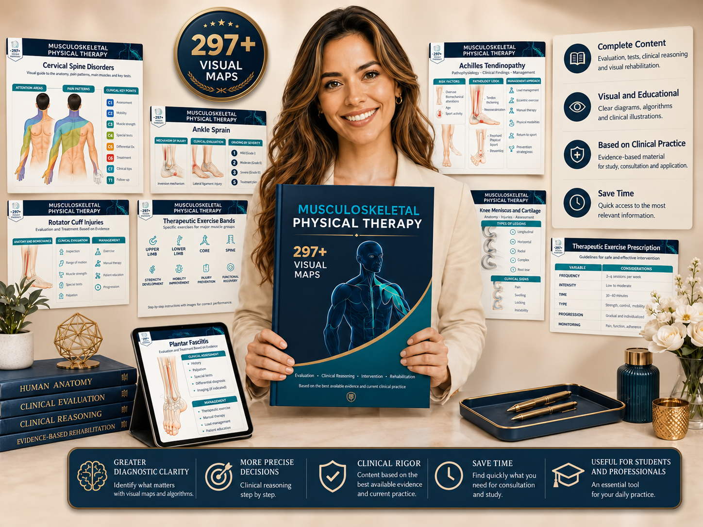 Organized collection of musculoskeletal physical therapy visual maps in English
